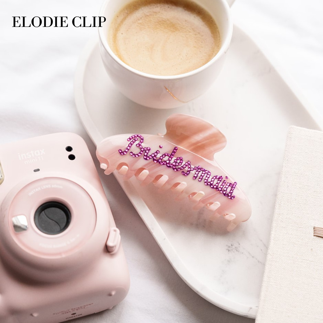 gepersonaliseerde haarspeld naam zelf kiezen steentjes clips