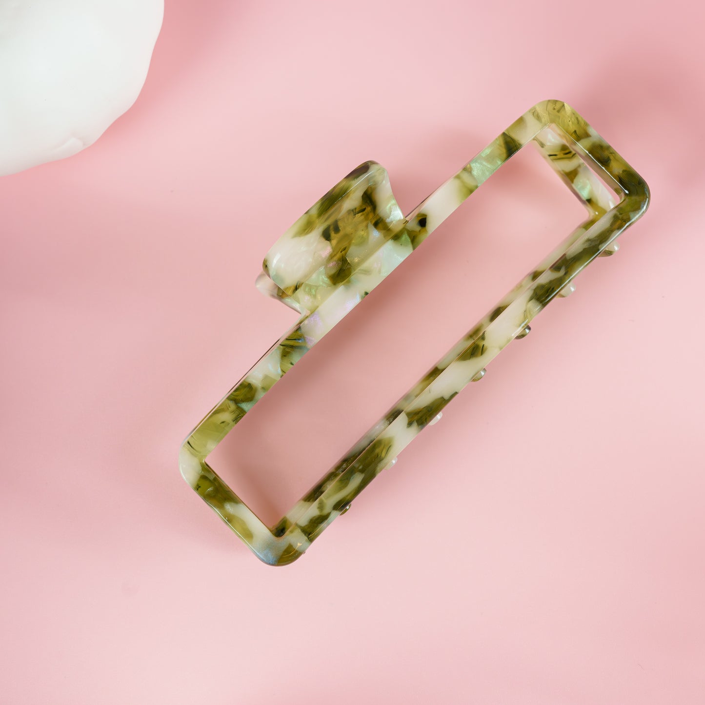 stevig kwalitatief haarspeld fijn haar lang haar haarklem clip clips marmer mosgroen