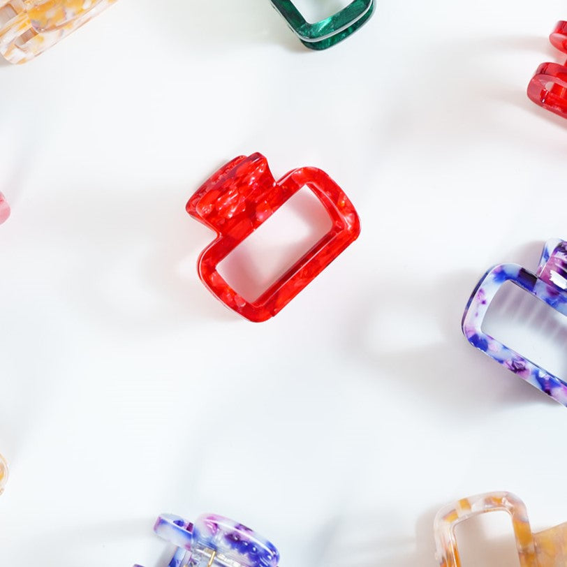 haarspeld dik haar stevig kwalitatief haarklem clips clip rood