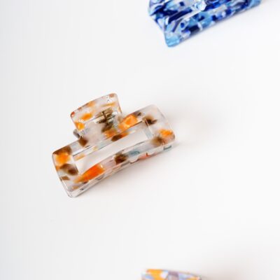 haarspeld haarklem clips fijn haar stevig clip dun haar grijs oranje bruin