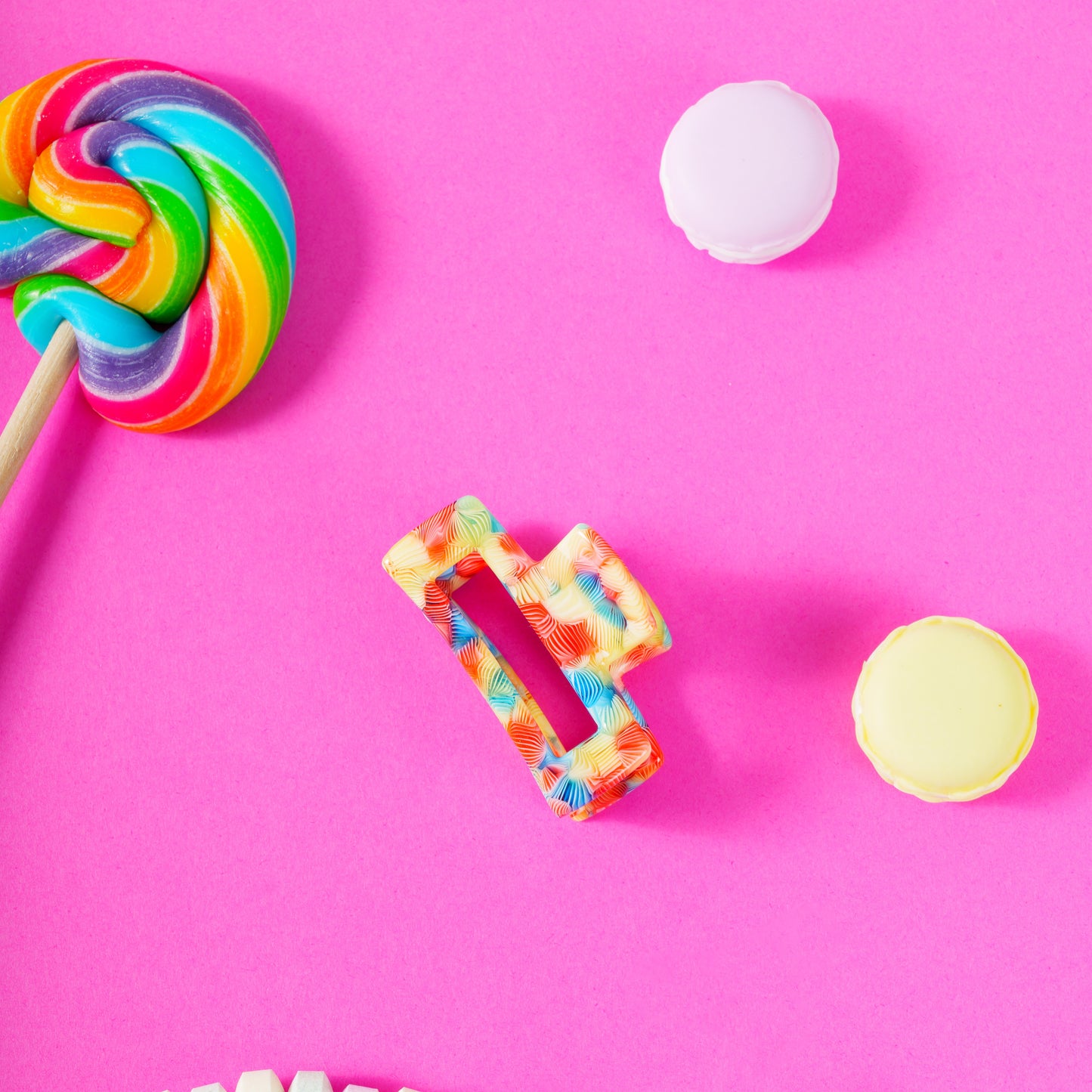 haarspeld haarklem clips fijn haar stevig clip dun haar mozaïek multicolor