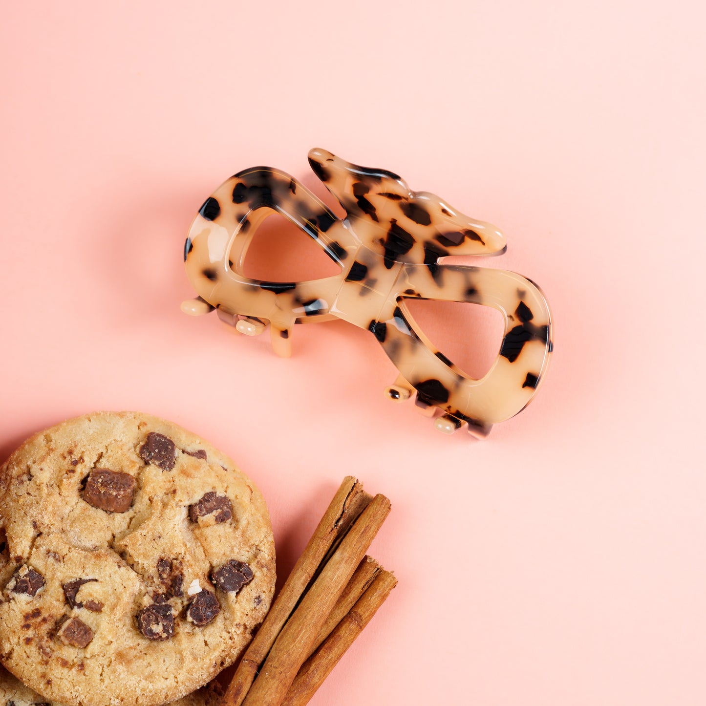 clip haarspeld fijn haar dik haar kwalitatief strik stevig clips marmer beige