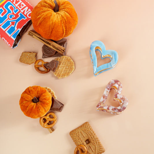 brennie clip haarspeld hartje metaal dik haar