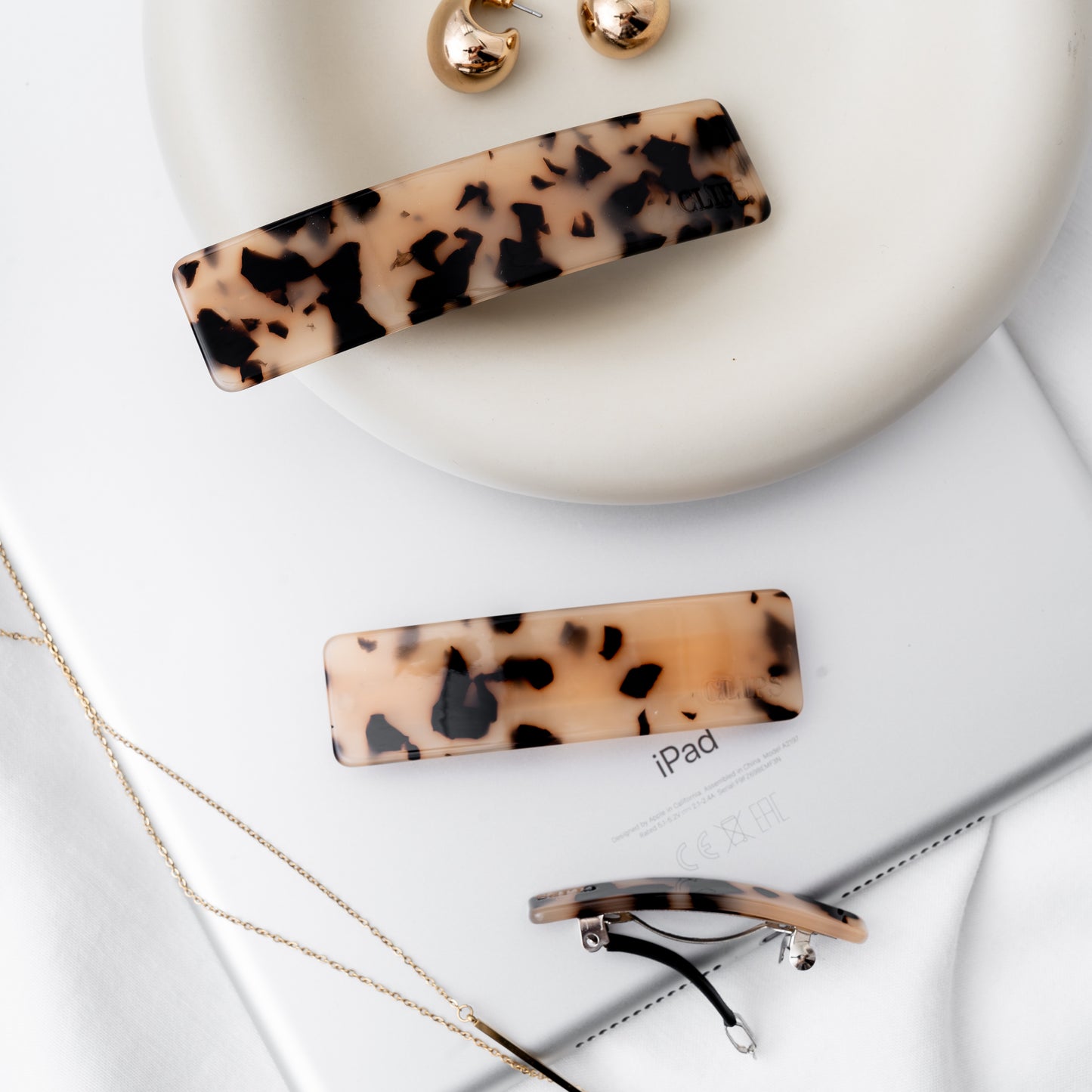 Claire click clip haarspeld haarklem fijn dik normaal haar klik clips