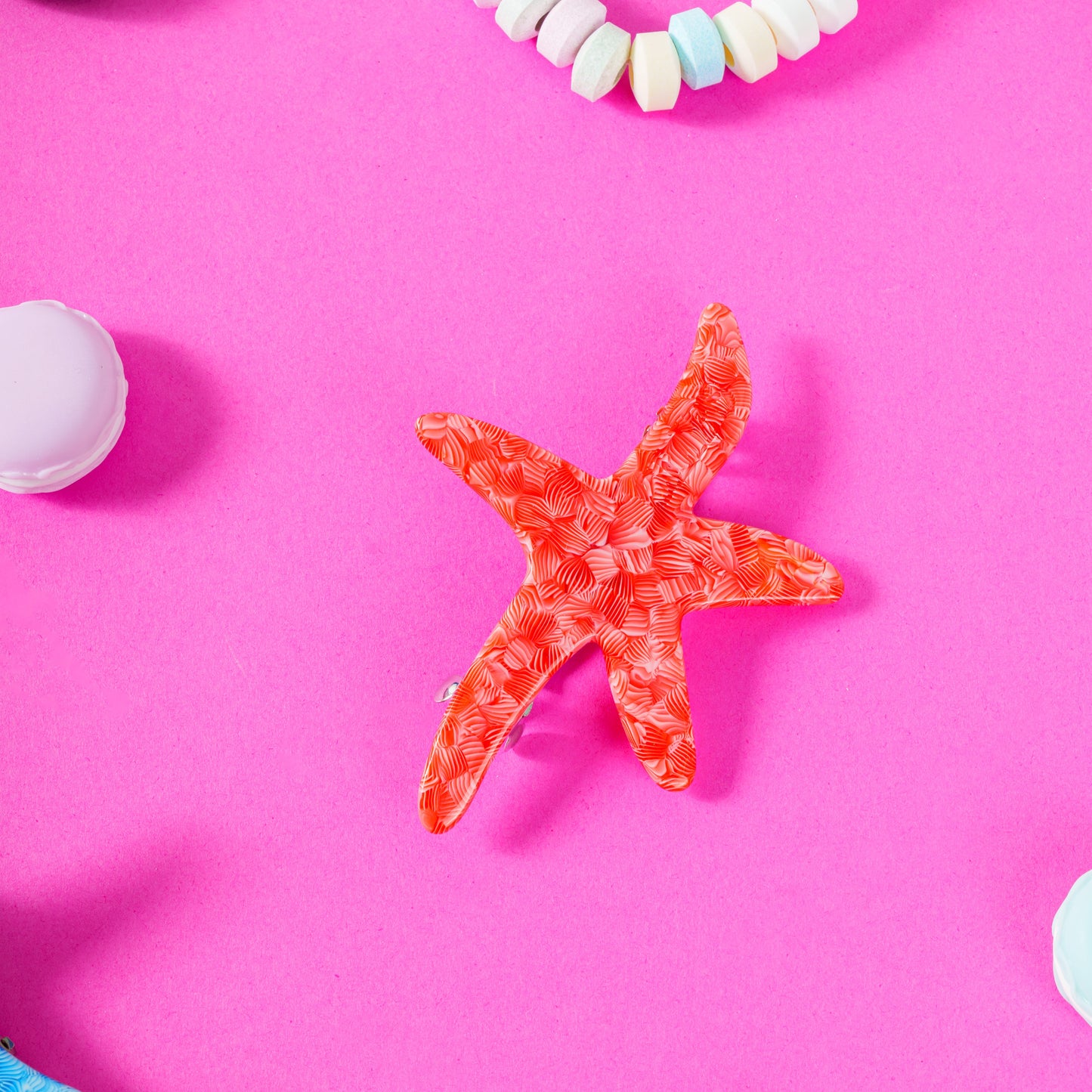 coralie clip ster click clip mozaïek roze