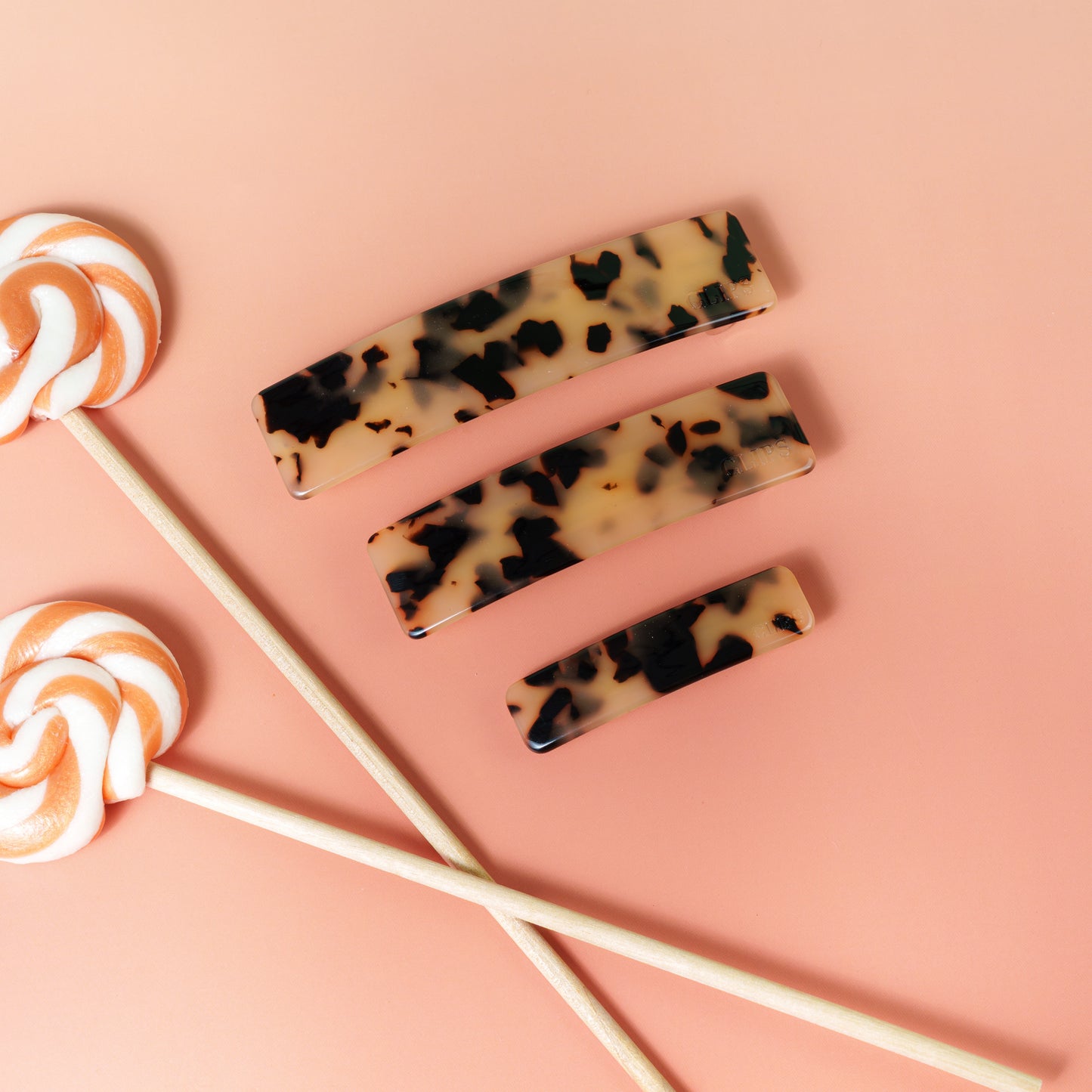 click french clip metaal haarspeld fijn haar dik haar kwalitatief stevig clips marmer beige