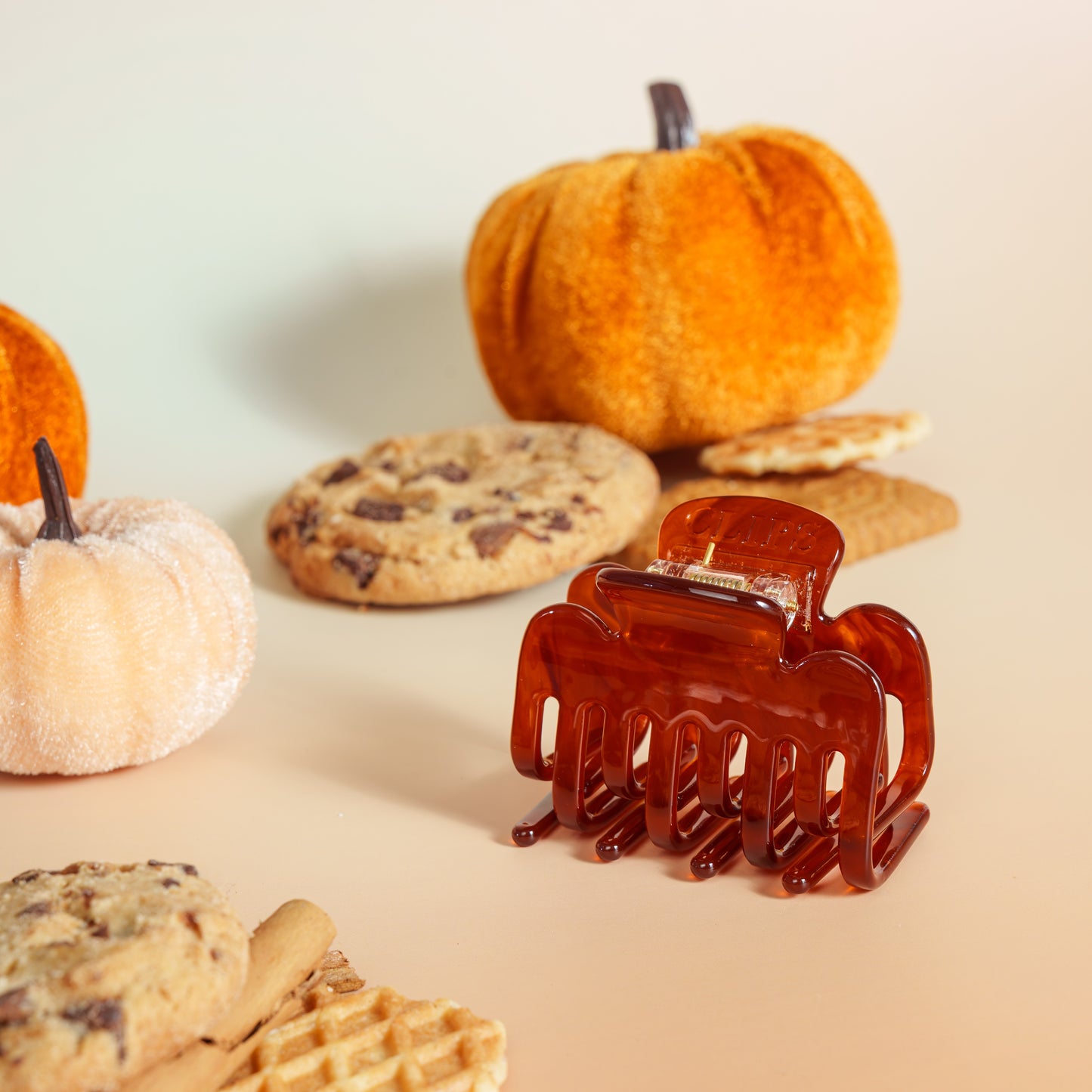 Clips haarspeld haarklem extra tandjes fijn haar glad haar organisch donker bruin