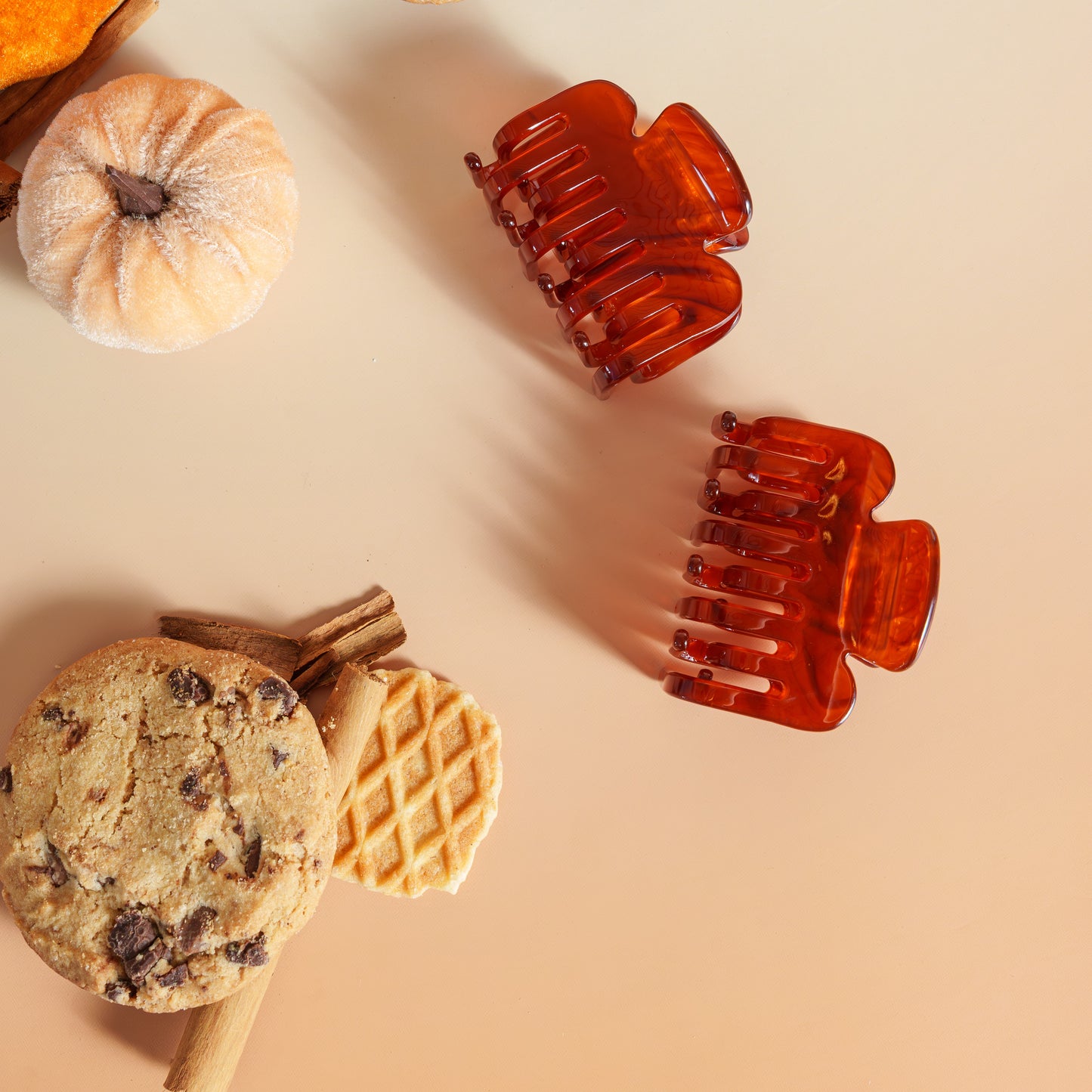 Clips haarspeld haarklem extra tandjes fijn haar glad haar organisch donker bruin
