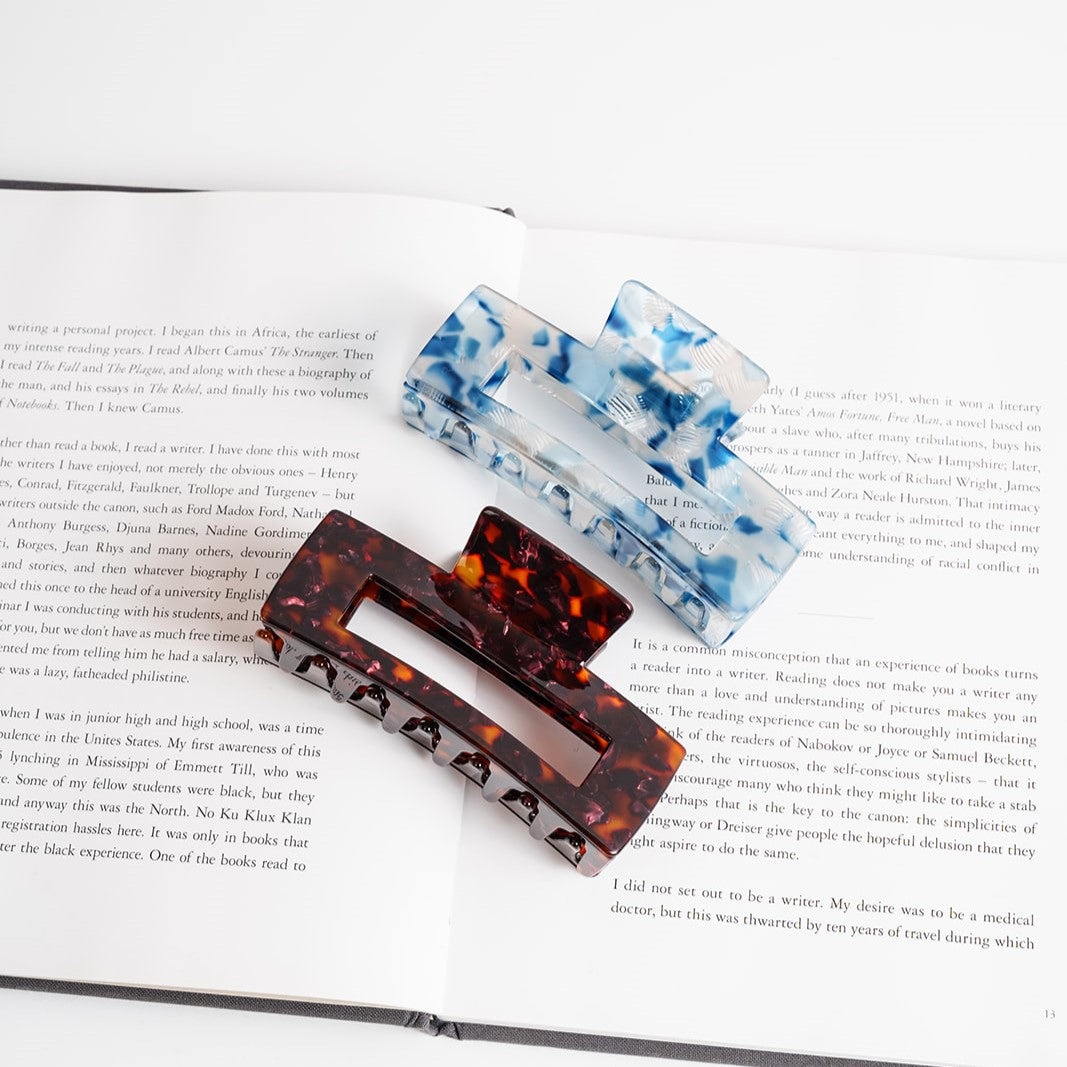 haarspeld alle haartypes stevig kwalitatief haarklem clips bruin blauw