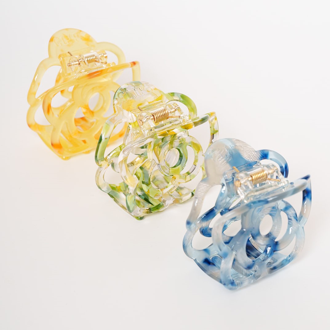 bloemen haarspeld fijn dun haar clips