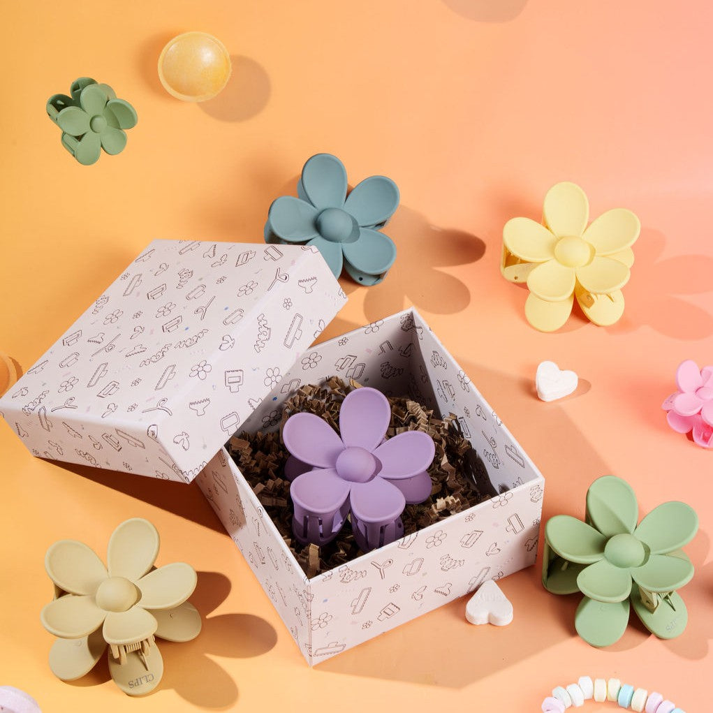 geschenkverpakking clips haarspelden cadeau