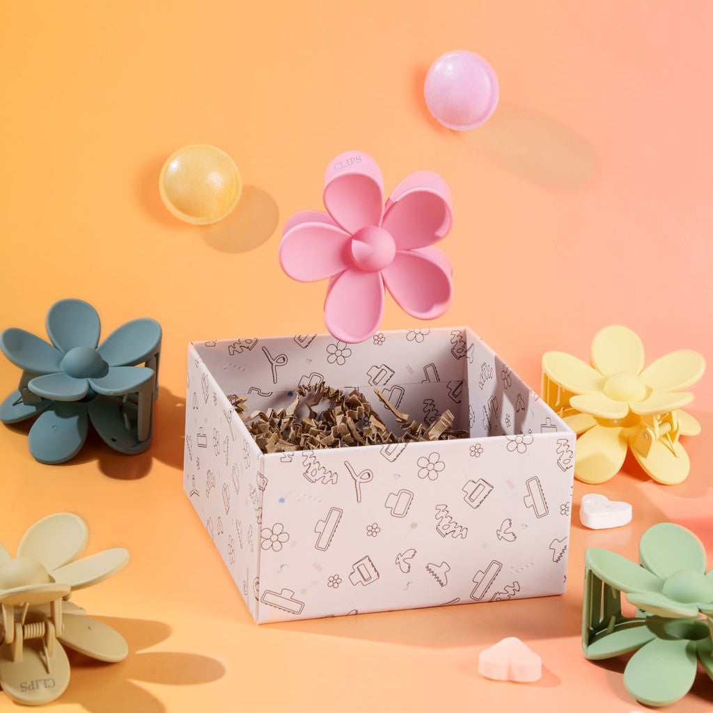 geschenkverpakking clips haarspelden cadeau