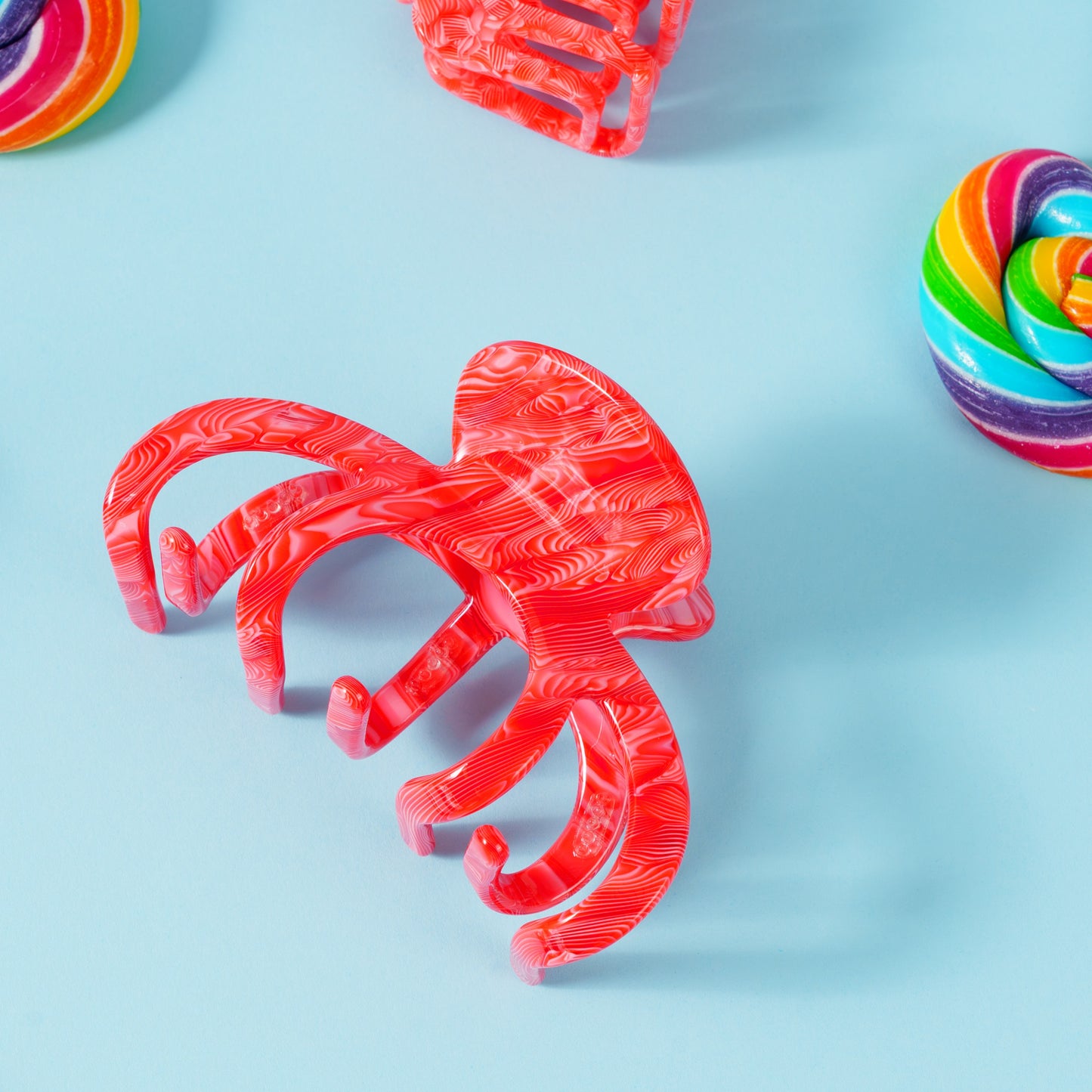 haarspeld haarklem clip dik haar lang haar stevig kwalitatief clips fel koraal