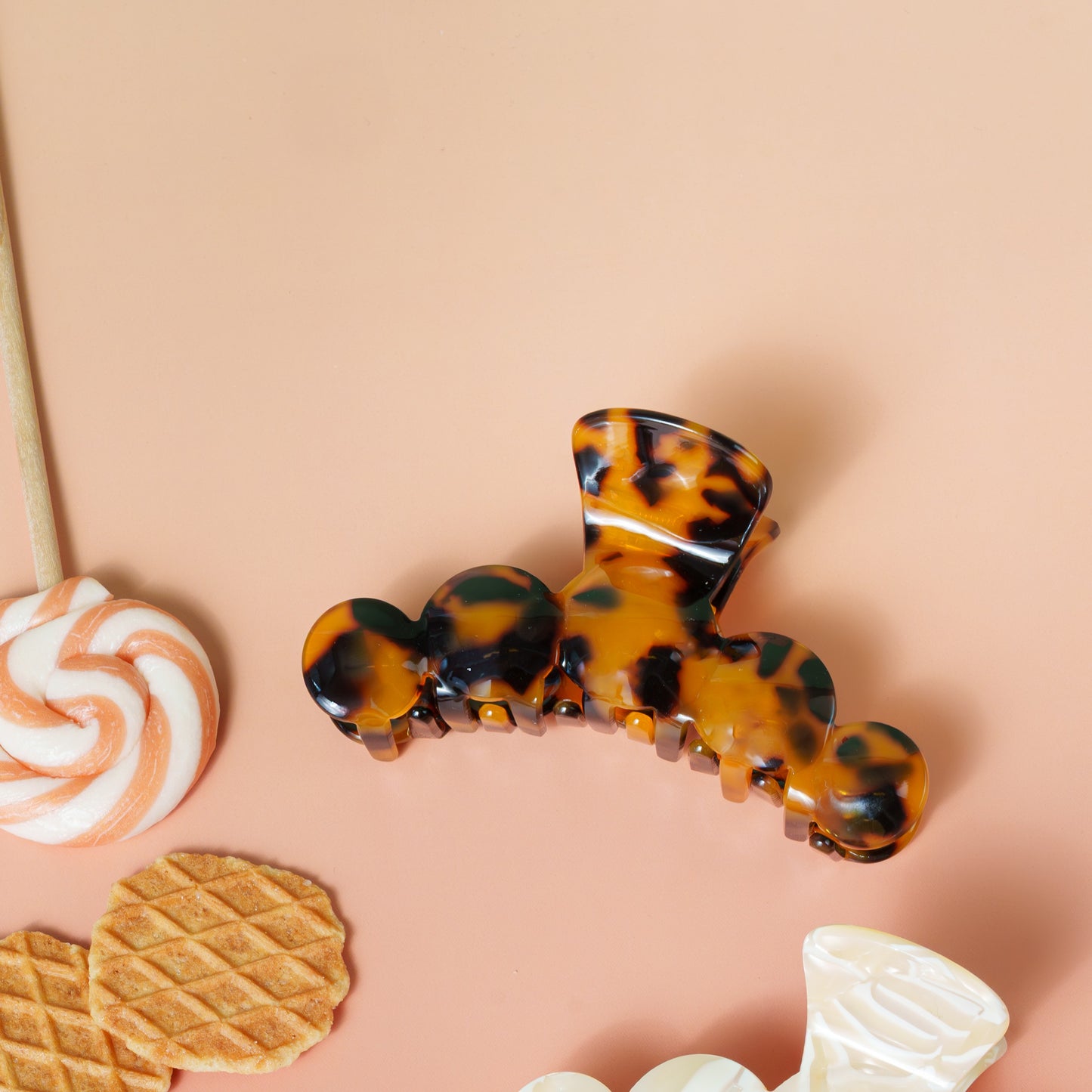 Noé clip bubbly grote haarspeld