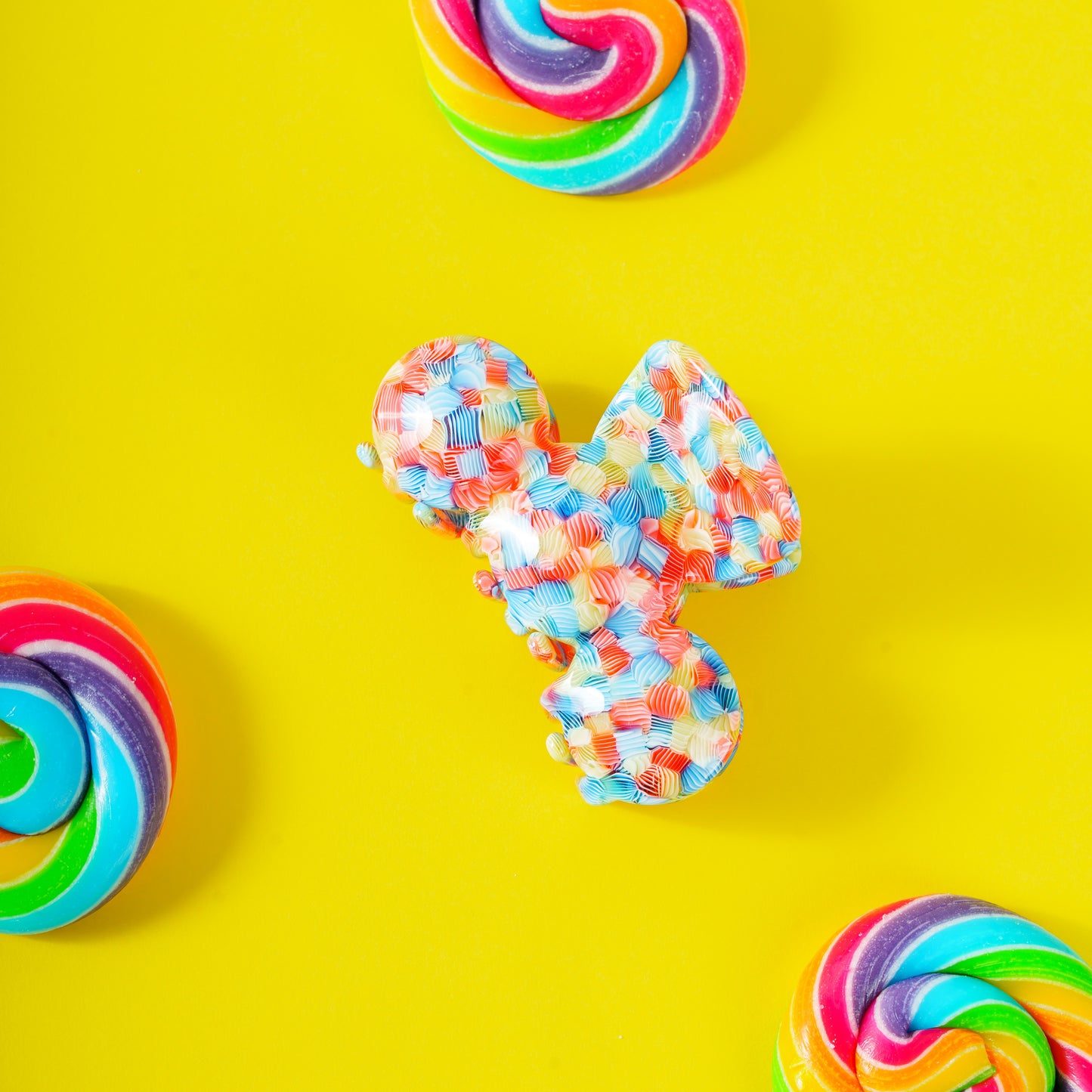 Nomi clip bubbly haarspeld mozaïek multicolor