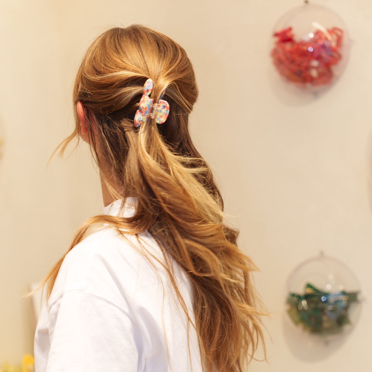 Nomi clip bubbly haarspeld mozaïek multicolor