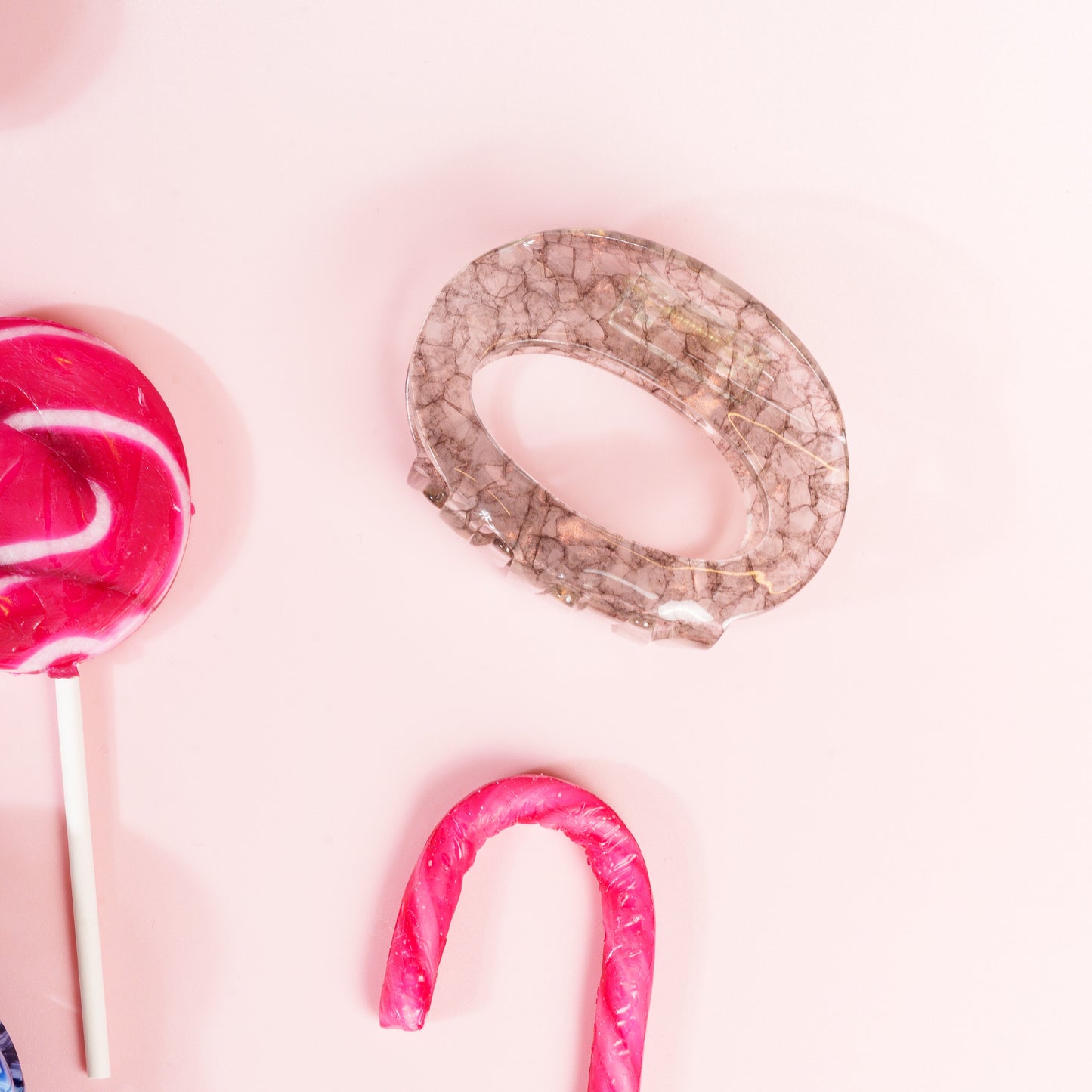 ovale clip haarspeld zilver gevlekt fijn haar dik haar