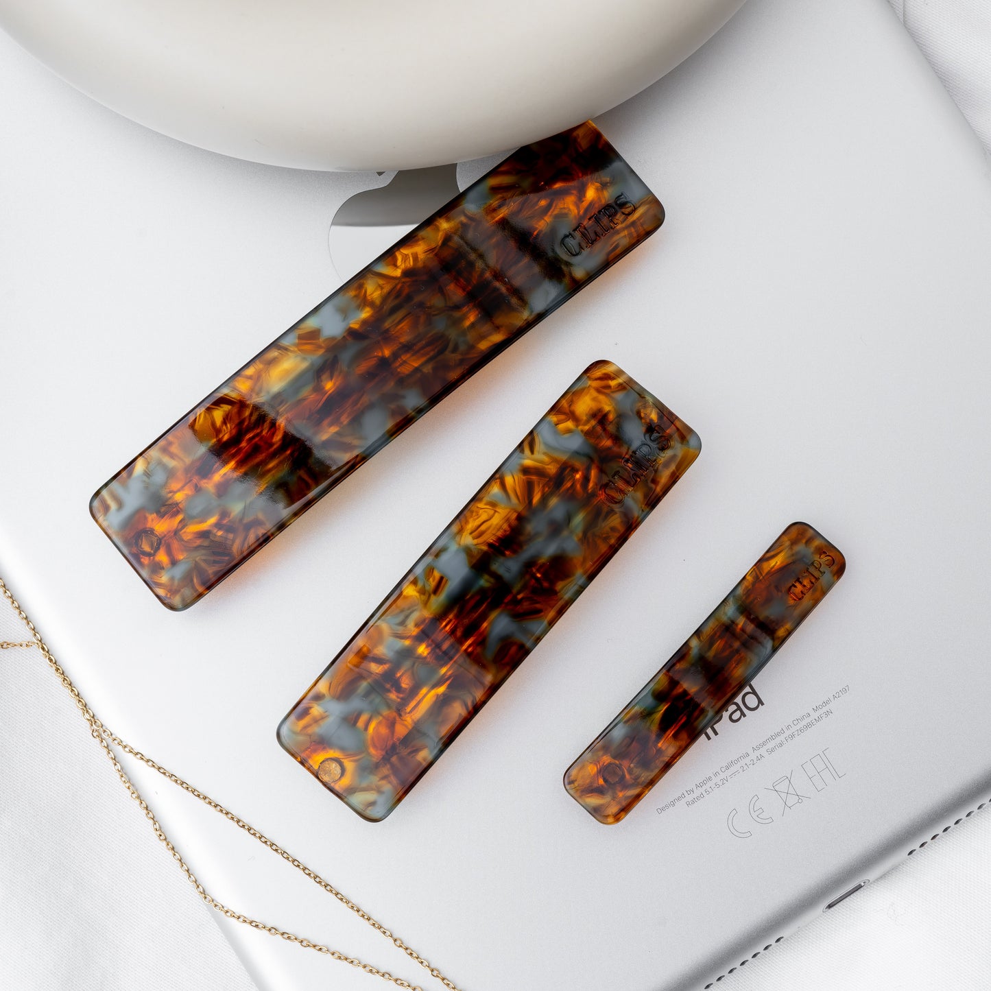 Claire click clip haarspeld haarklem fijn dik normaal haar klik clips