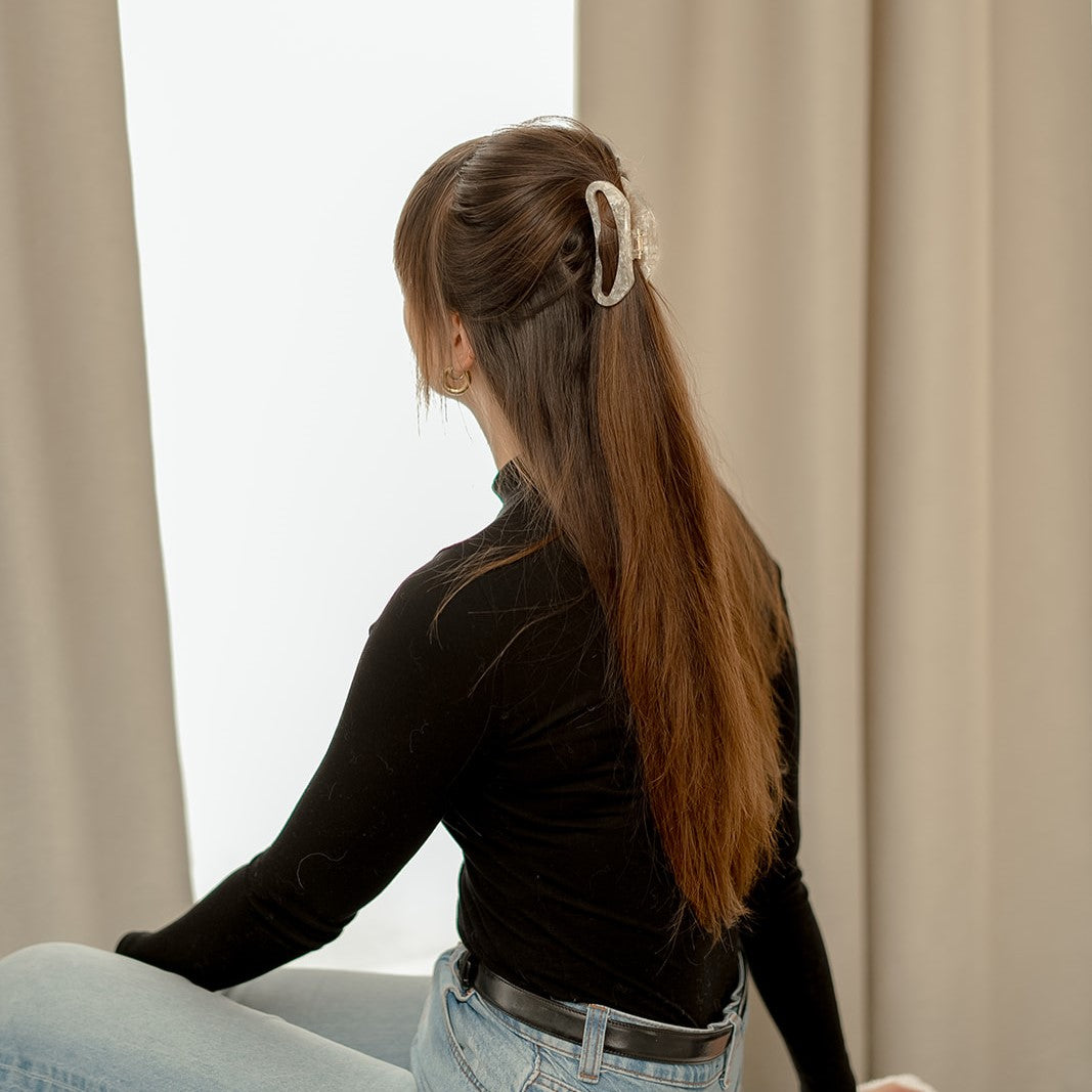 kwalitatieve haarspeld haarklem clips clip fijn dik haar grijs