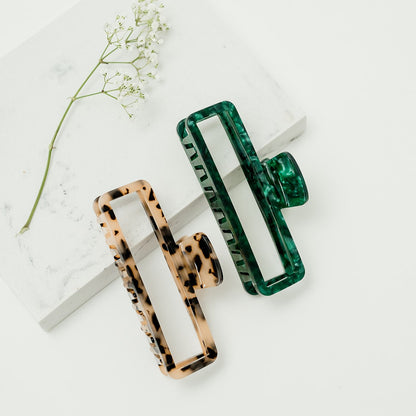 stevige en kwalitatieve haarclips voor alle haartypes groen