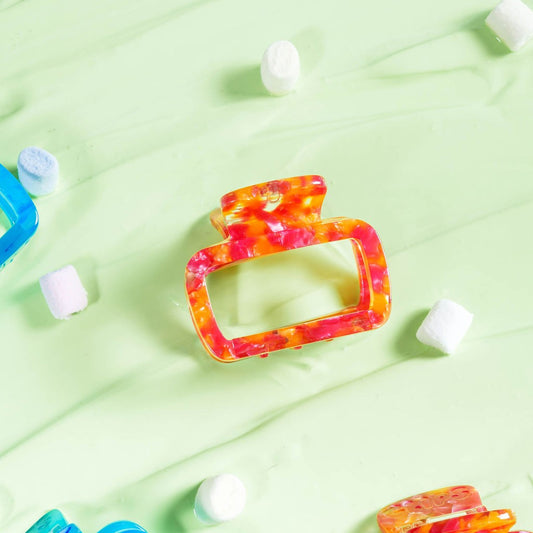 haarspeld dik haar stevig kwalitatief haarklem clips clip rood oranje