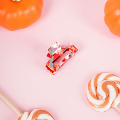 haarspeld haarklem clips fijn haar stevig clip dun haar marmer rood grijs