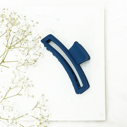 haarspeld fijn kort haar stevig extra tandjes glad haar blauw clips
