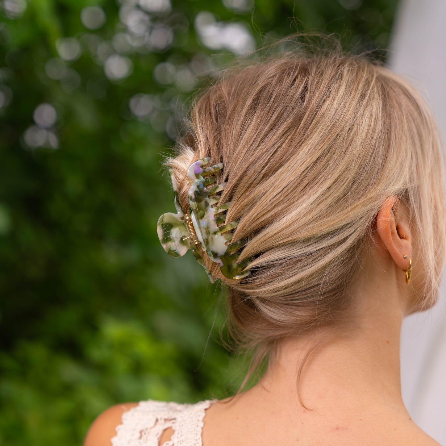 clip haarspeld fijn haar kwalitatief stevig clips groen