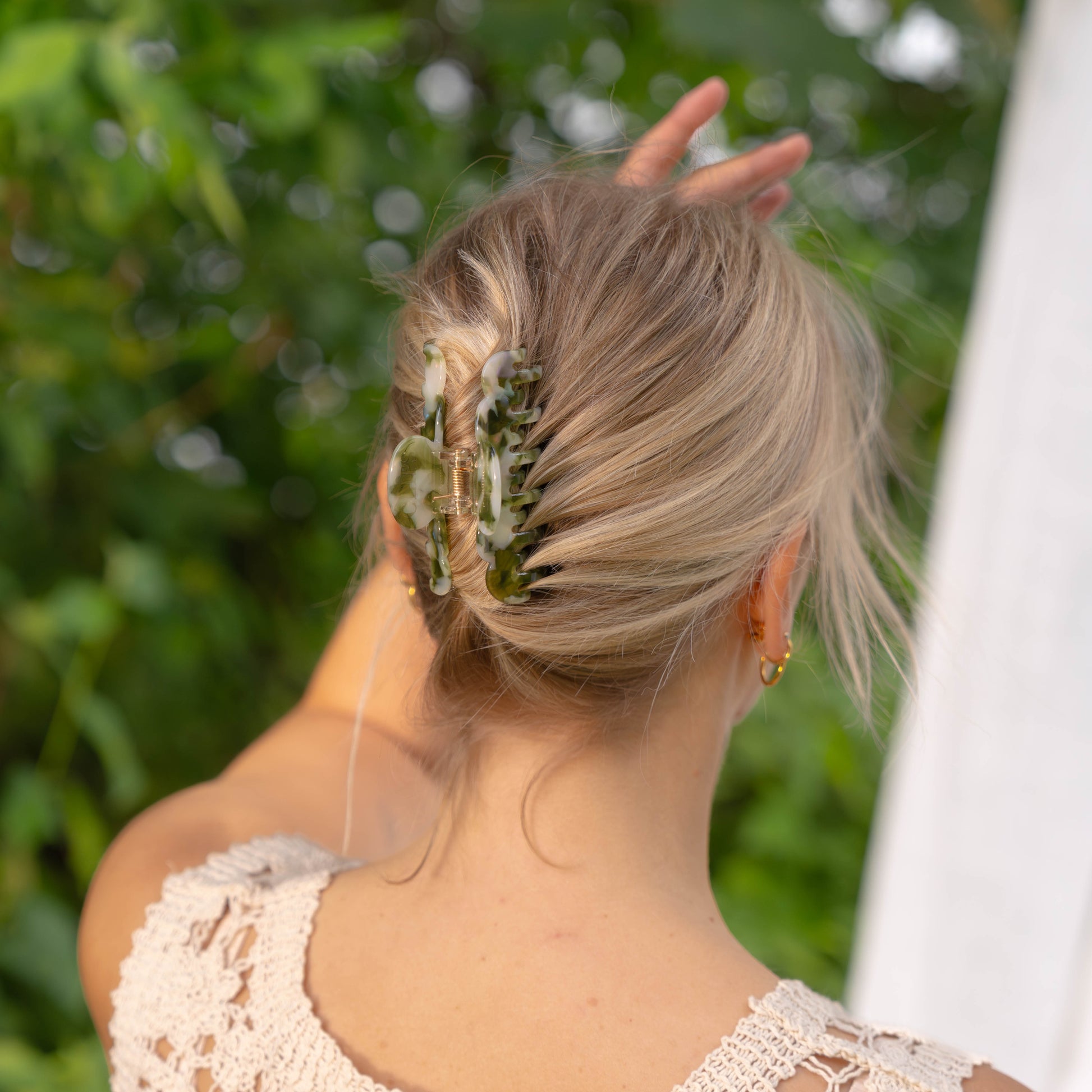clip haarspeld fijn haar kwalitatief stevig clips groen