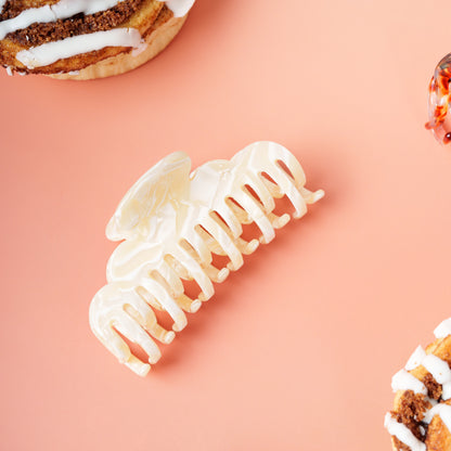 clip haarspeld fijn haar kwalitatief stevig clips marmer wit