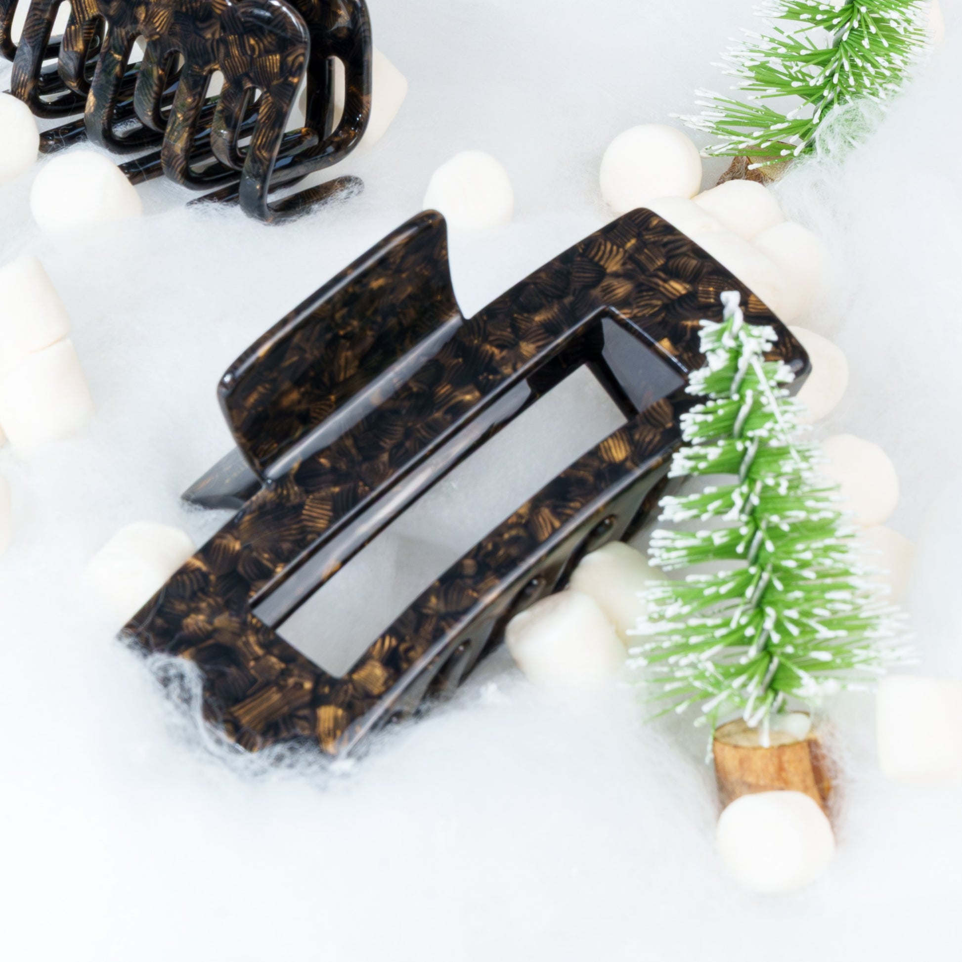 haarspeld alle haartypes stevig kwalitatief haarklem clips mozaïek zwart goud