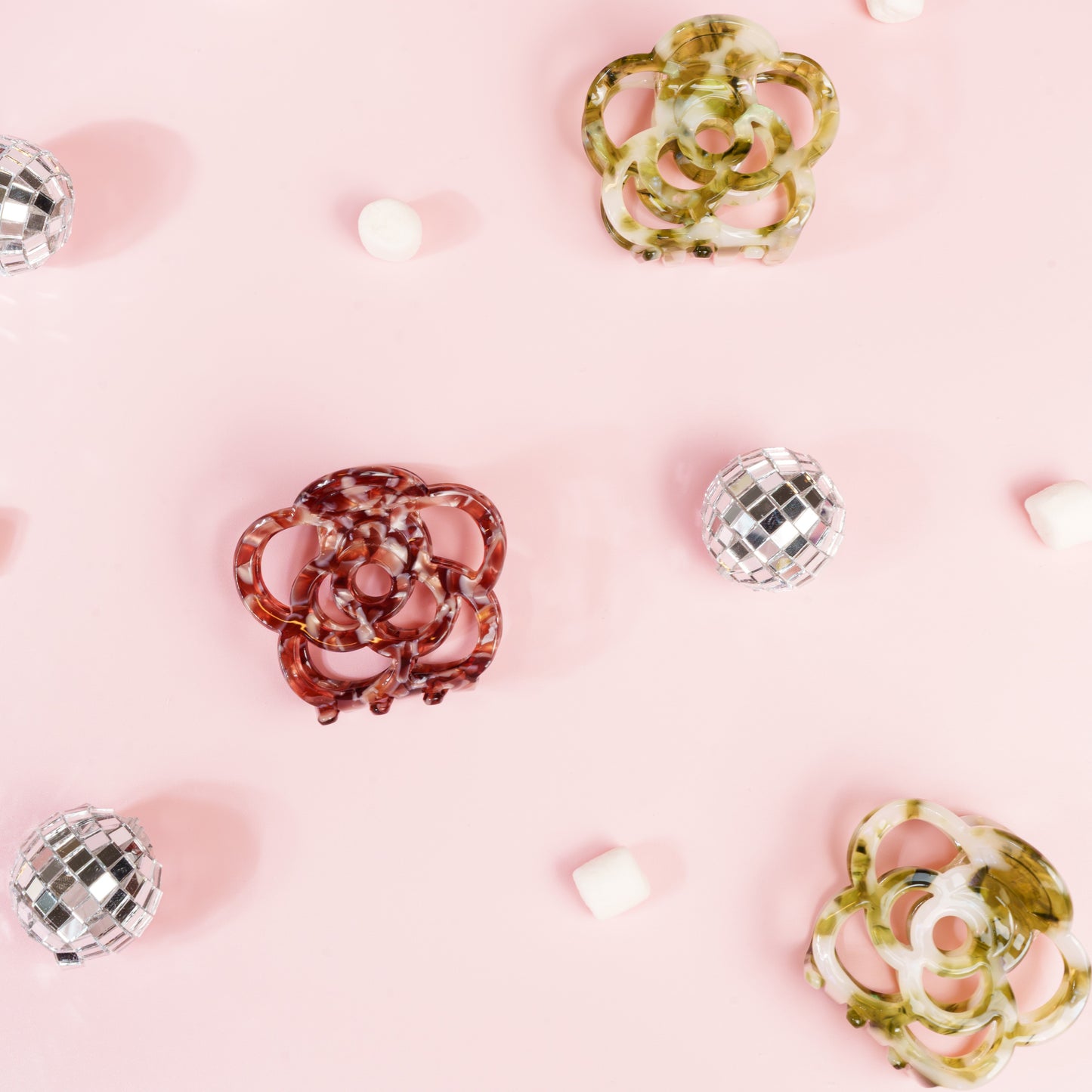 bloemen haarspeld fijn dun haar clips