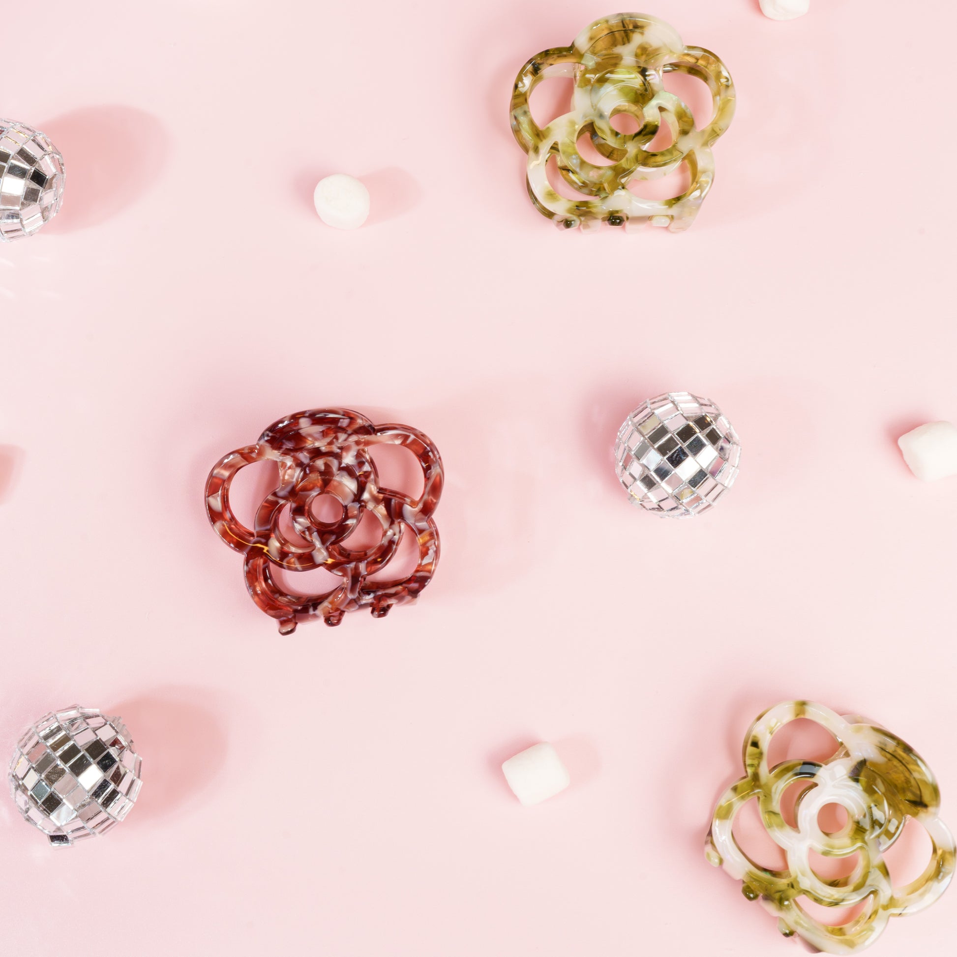 bloemen haarspeld fijn dun haar clips