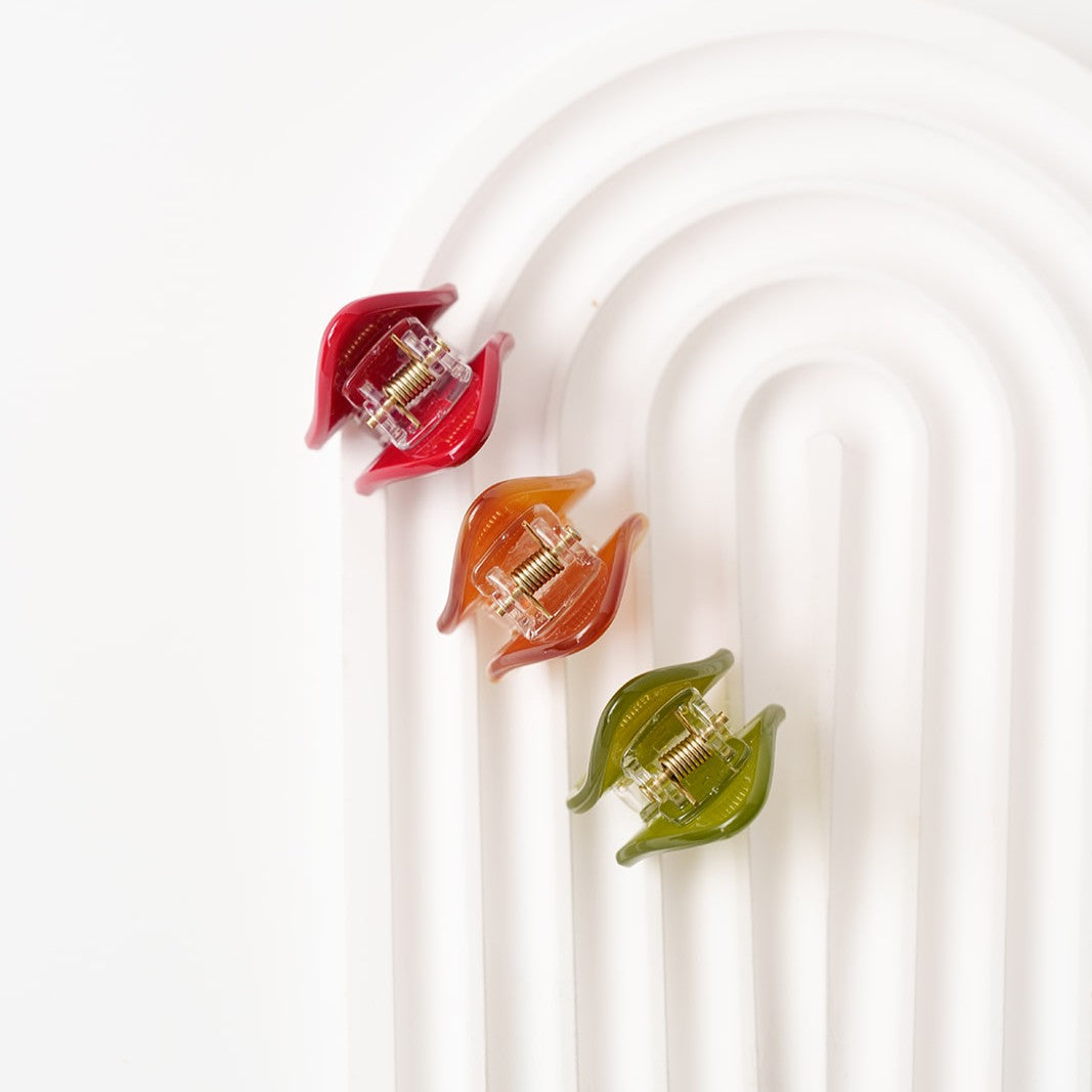 Kleine clips voor kindjes -  driehoek (per twee stuks)