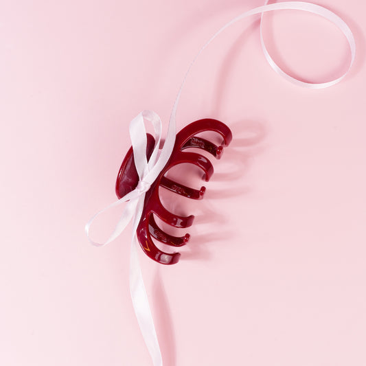 haarspeld haarklem clip dik haar lang haar stevig kwalitatief clips effen bordeaux