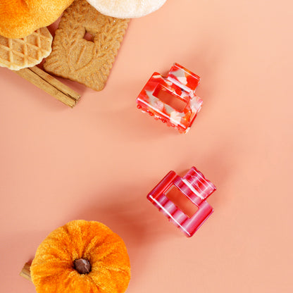 Mini Viv clips kleine vierkante haarspeld