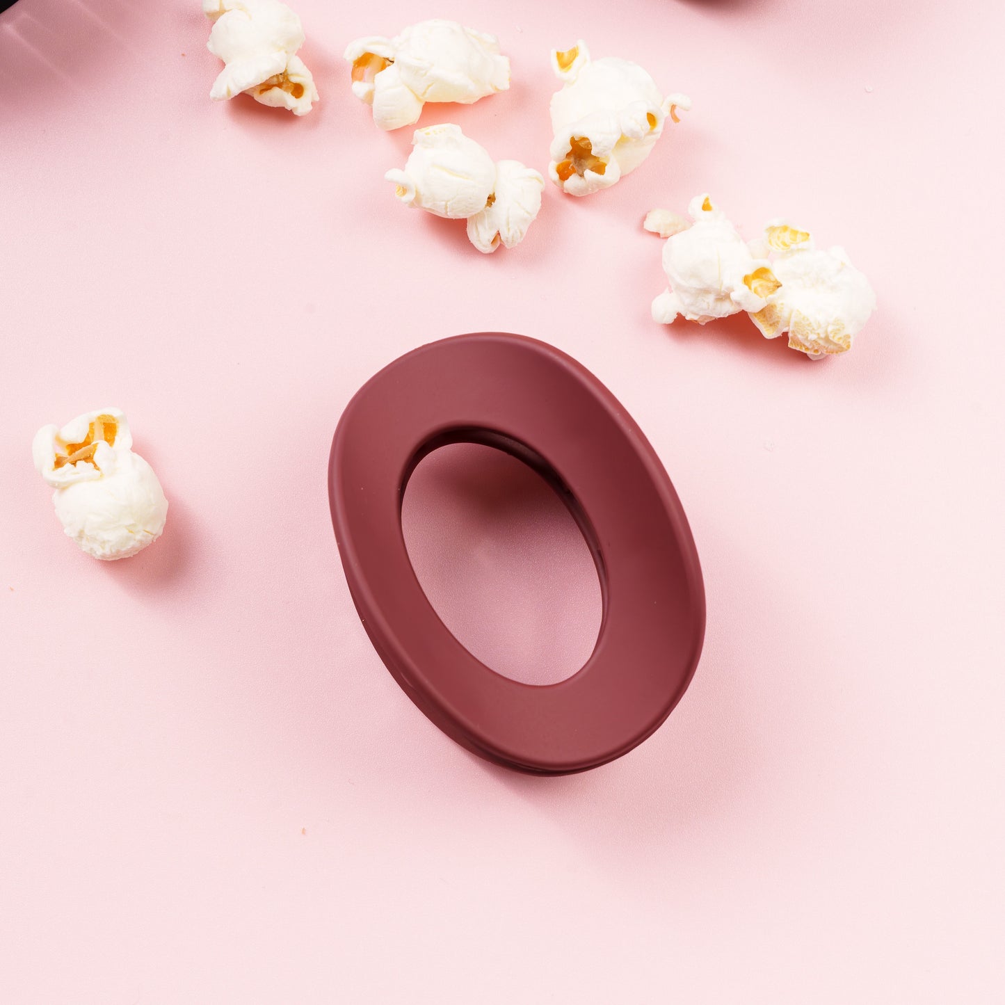 ovale clip haarspeld fijn haar dik haar bordeaux