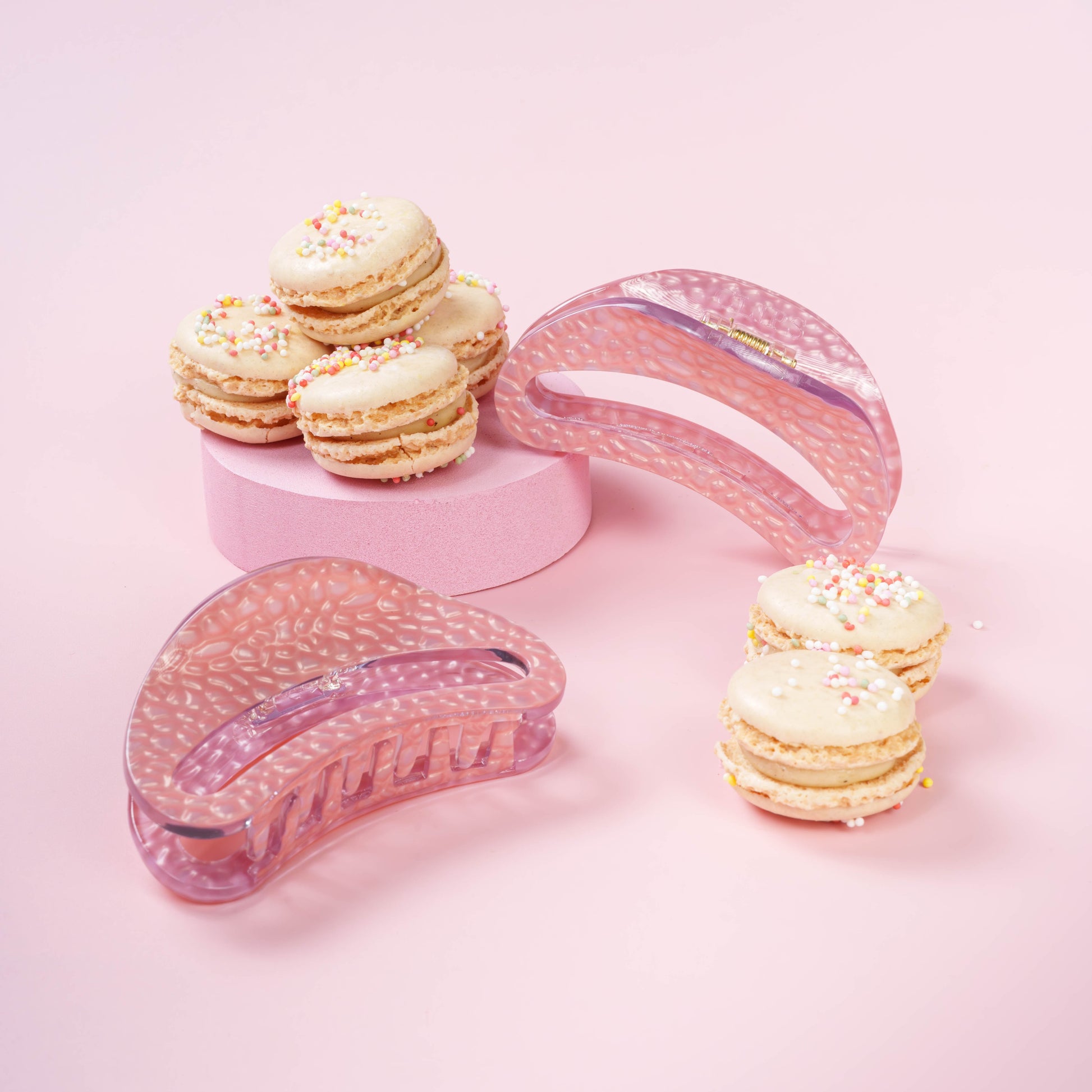 kwalitatieve haarspeld haarklem clips clip fijn dik haar roze