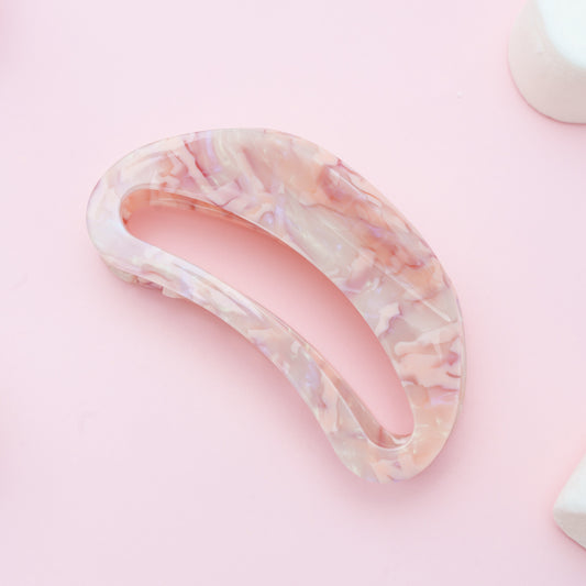 kwalitatieve haarspeld haarklem clips clip fijn dik haar licht roze 