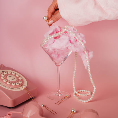 Pixie pins metalen gouden pin witte parel fijn haar opsteek kapsel