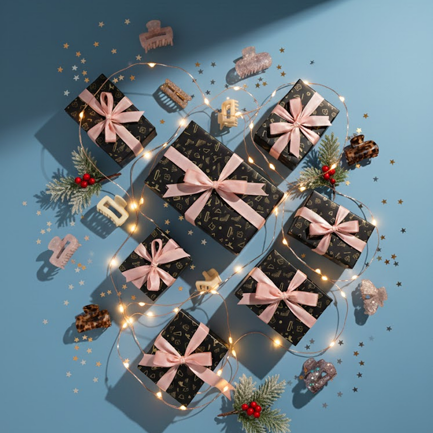 Surprise her box sweetest gift set cadeau clips bobby brushes pins 