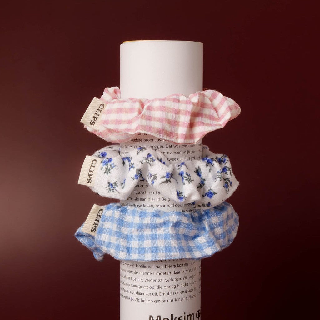 scrunchie bloemetjes