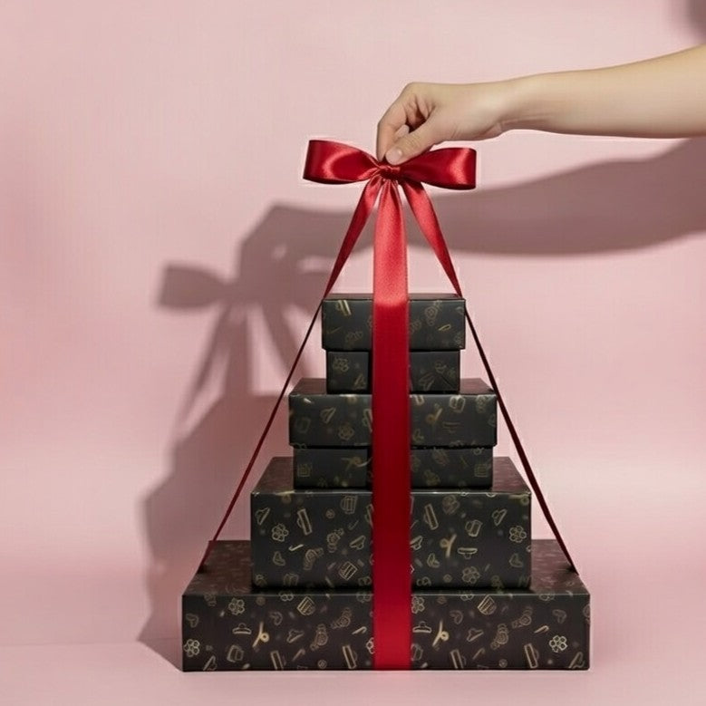 Sweet Valentine box Surprise her box sweetest gift set cadeau clips bobby brushes pins 