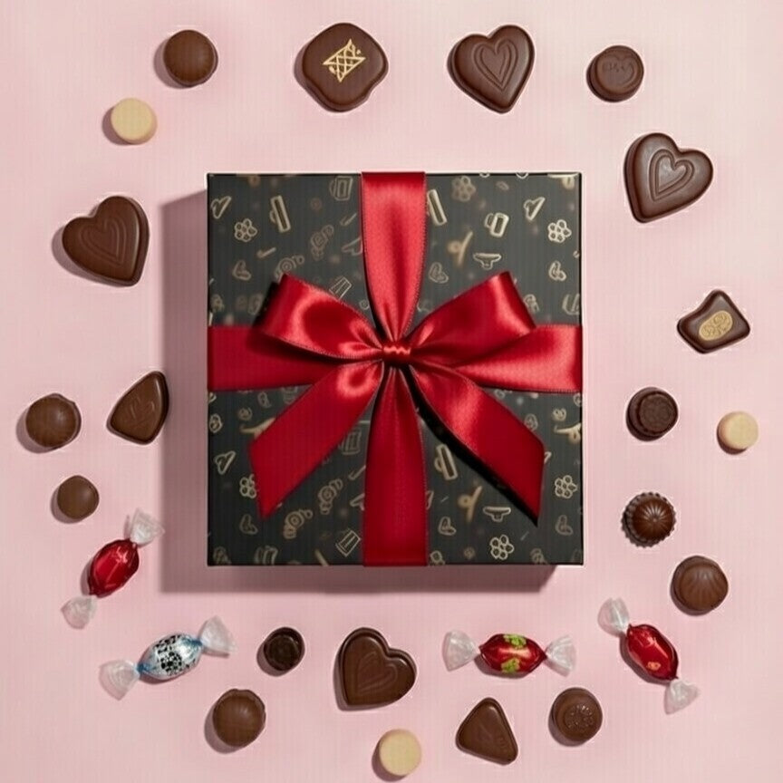 Sweet Valentine box Surprise her box sweetest gift set cadeau clips bobby brushes pins 