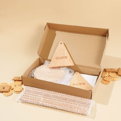 Houten clips speld organizer 
