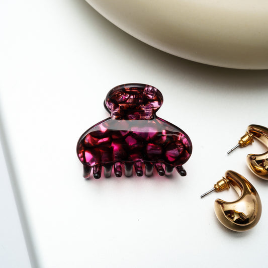 clip haarspeld haarklem knijpt goed dik haar fijn dun clips bordeaux