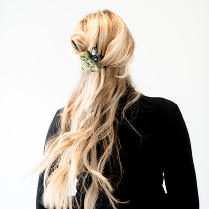marmeren bloem clip voor dik en normaal haar clips haarspeld