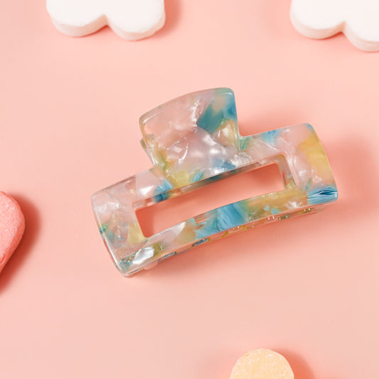 haarspeld haarklem clips fijn haar stevig clip dun haar marmer blauw groen roze