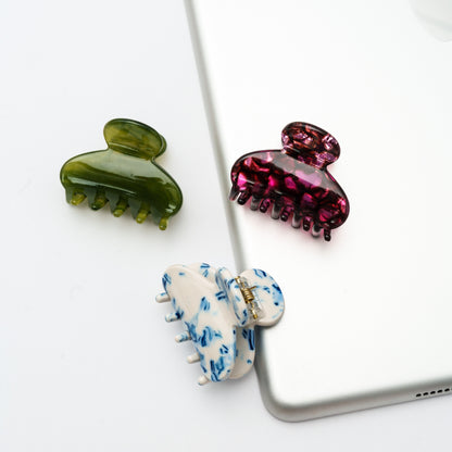 clip haarspeld haarklem knijpt goed dik haar fijn dun clips bordeaux wit blauw groen