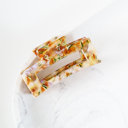 haarspeld fijn haar knijpt goed glad haar kwalitatief haarklem klein clips multicolor bruin oranje